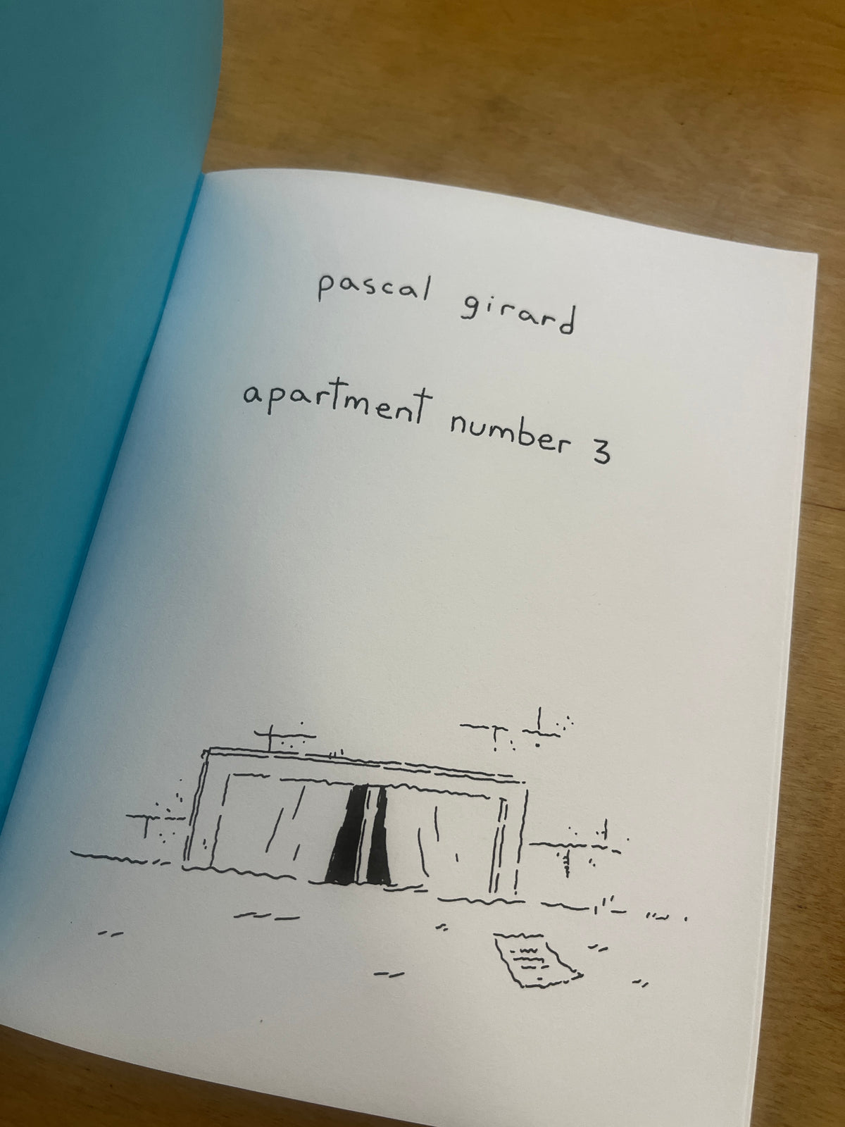 APARTMENT NUMBER THREE by Pascal Girard
