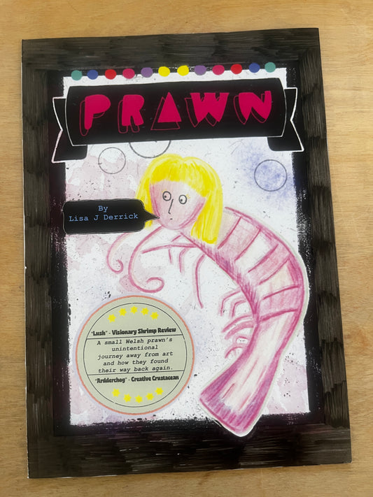 Prawn Zine: Hand-Drawn Comic about a Welsh Prawn's Art Journey