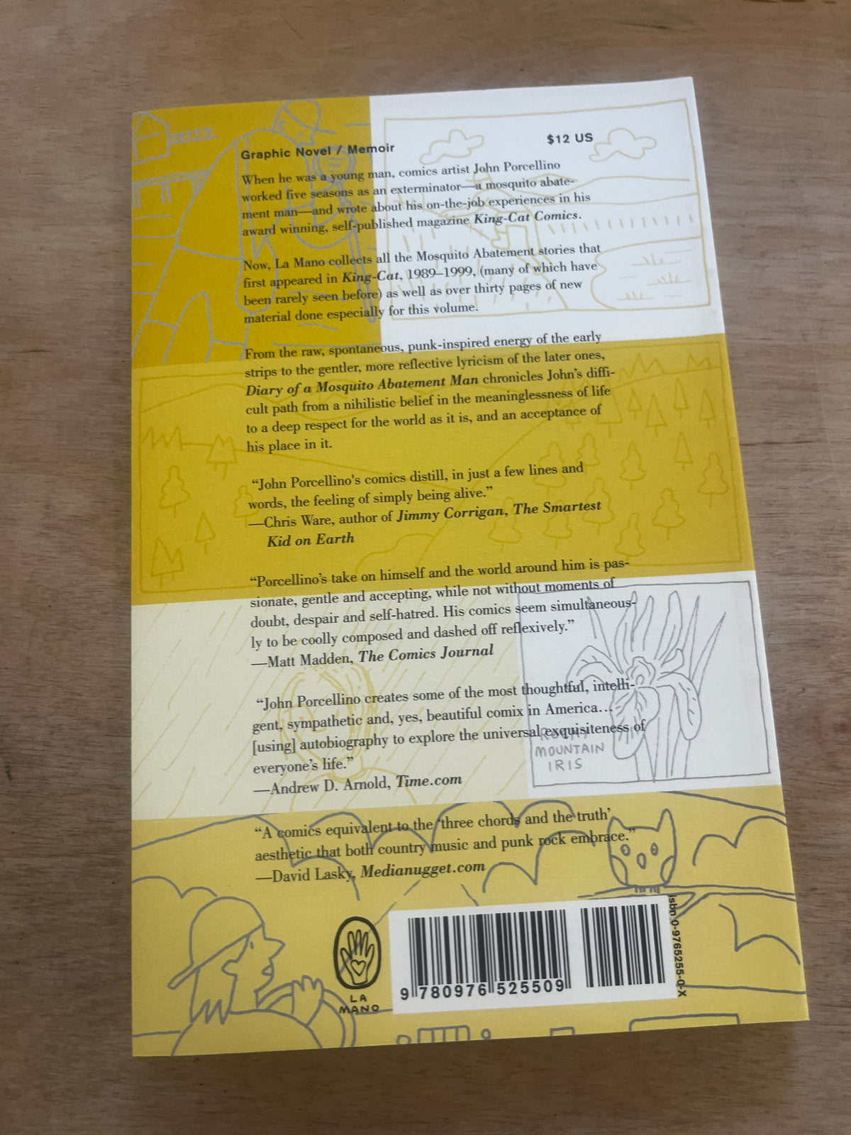 DIARY OF A MOSQUITO ABATEMENT MAN by John Porcellino