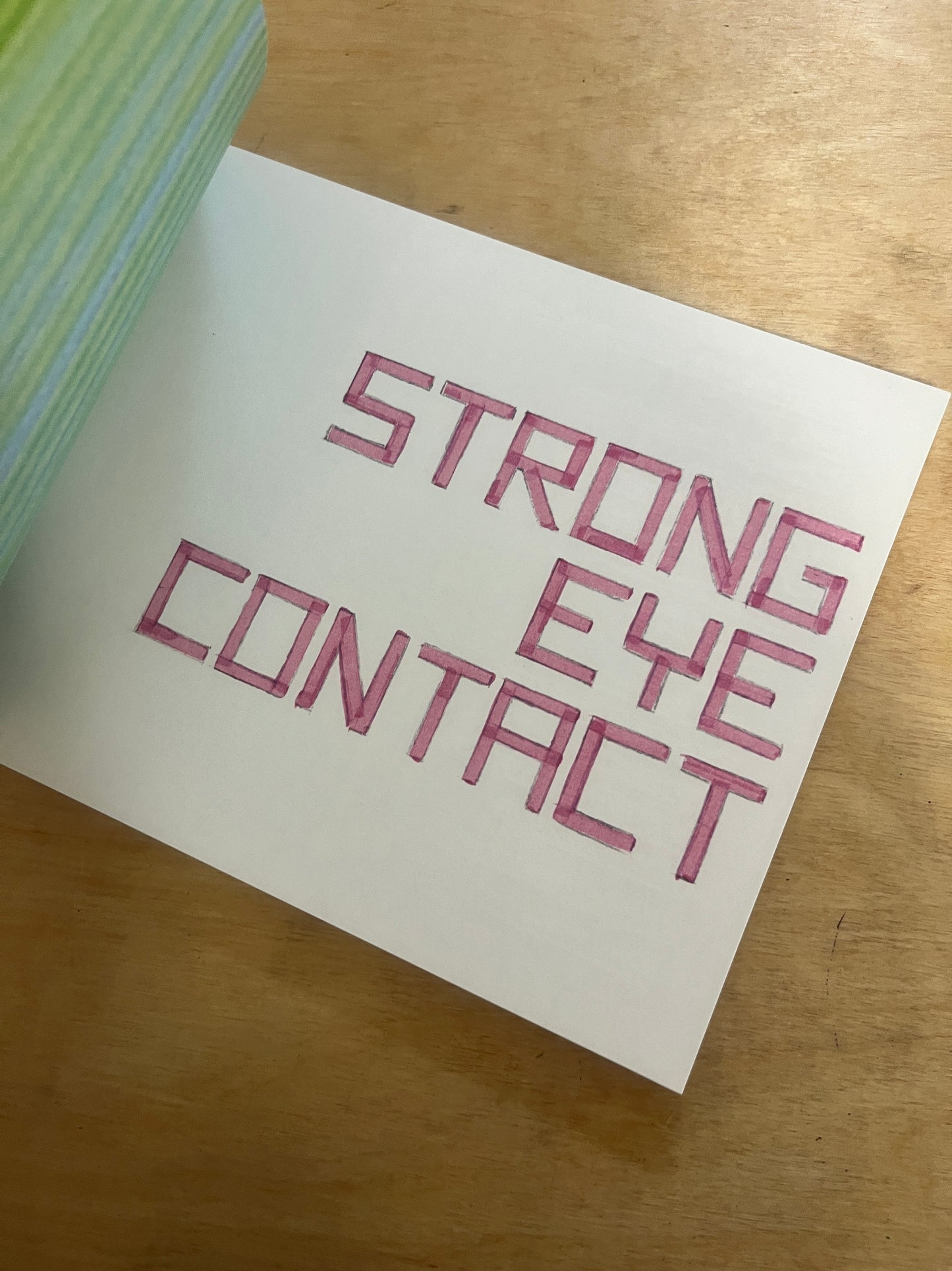 Strong Eye Contact