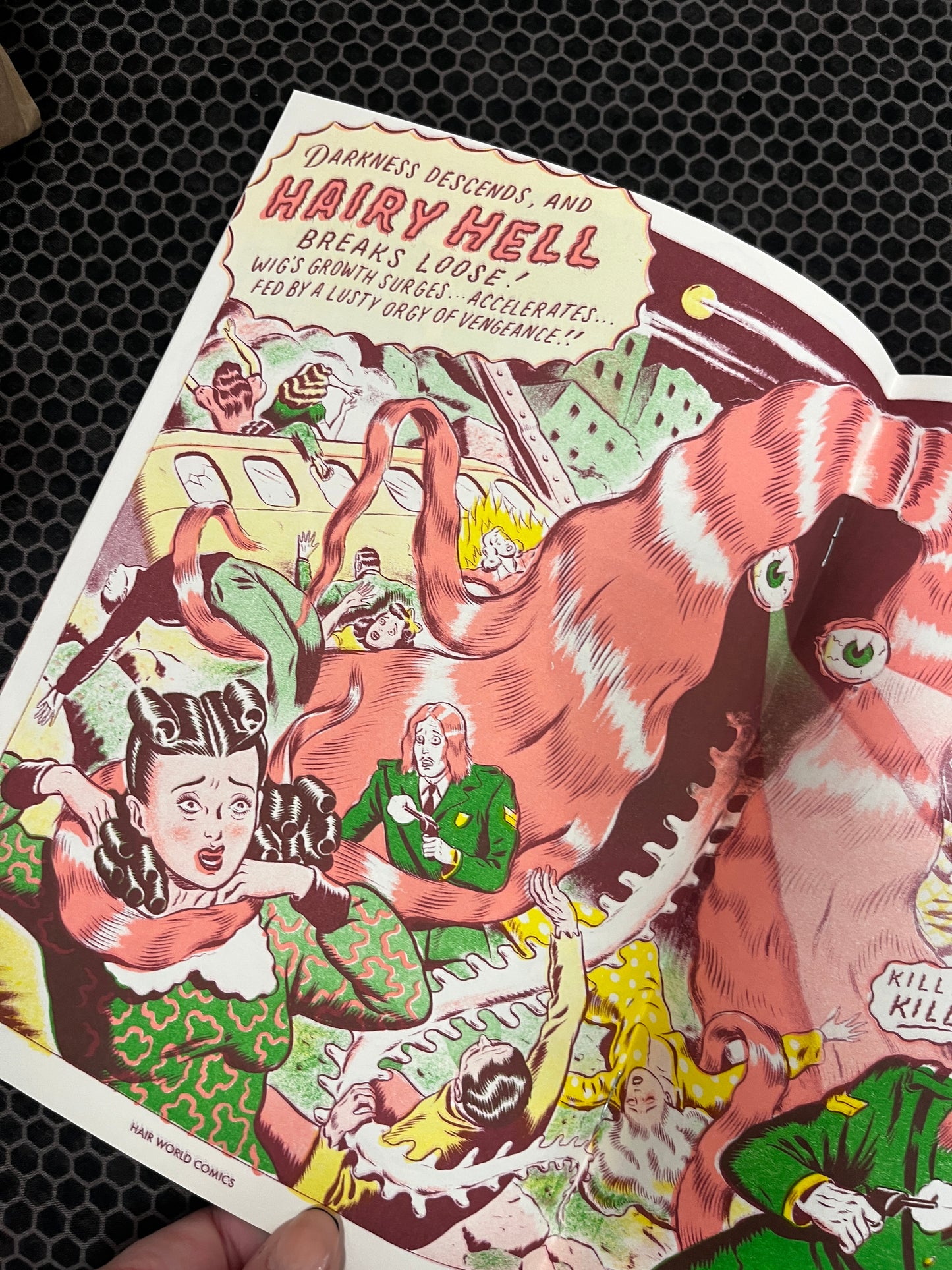 "HAIR WORLD COMICS" limited edition comic pack