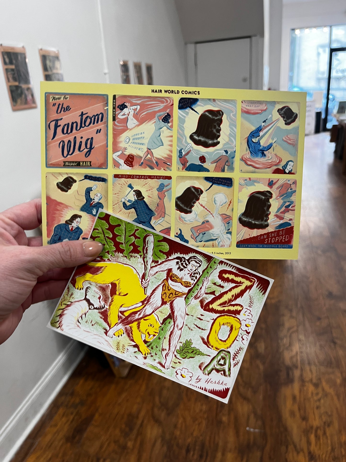 "HAIR WORLD COMICS" limited edition comic pack