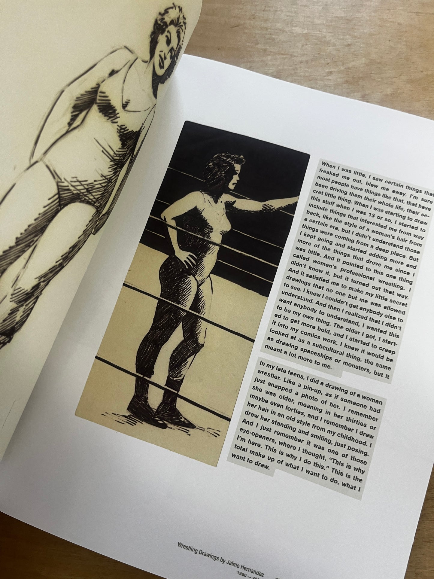 Queen of the Ring: Wrestling Drawings by Jaime Hernandez 1980-2020