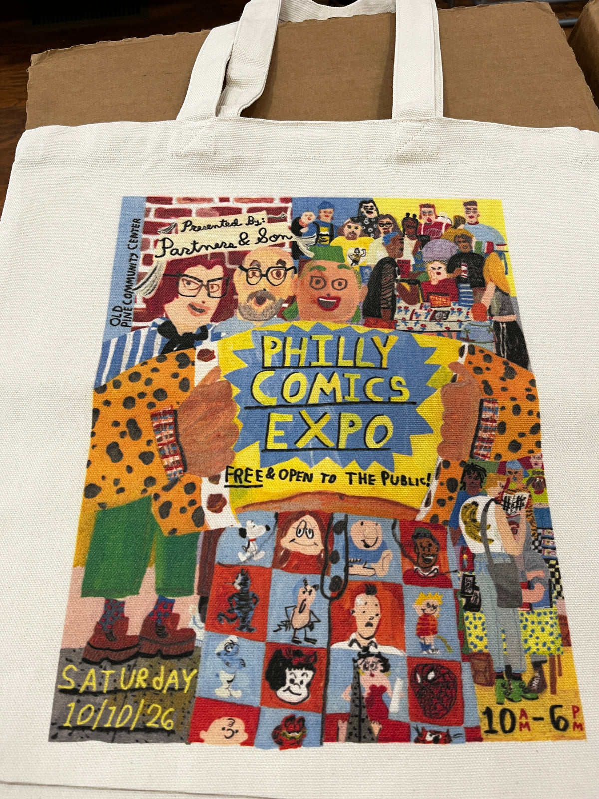 2026 PCX Tote bag (designed by Tara Booth)