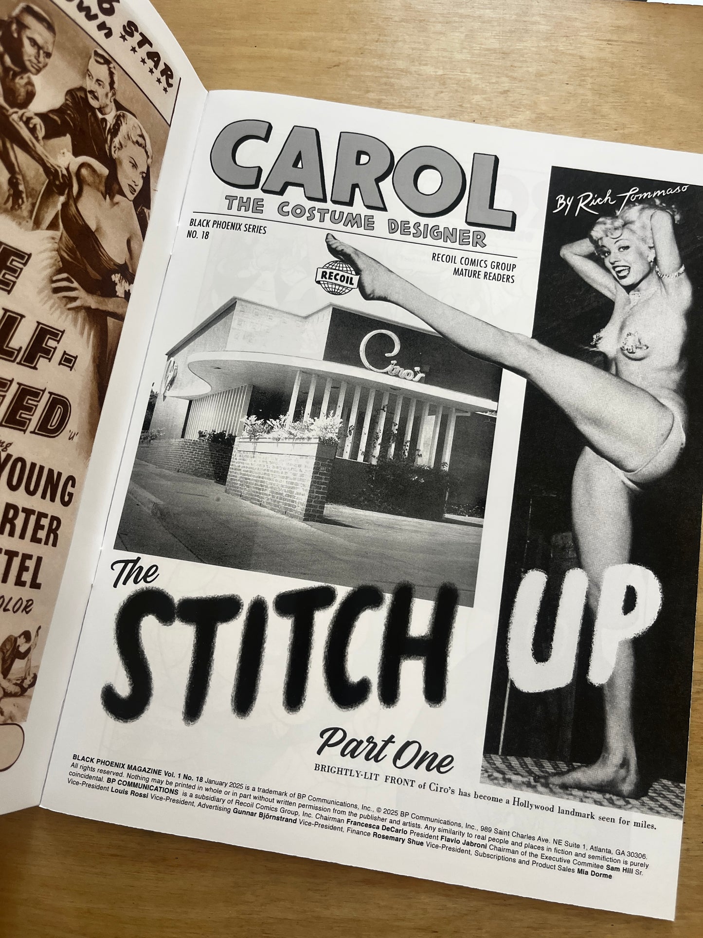 Black Phoenix #18 : Carol the Costume Designer