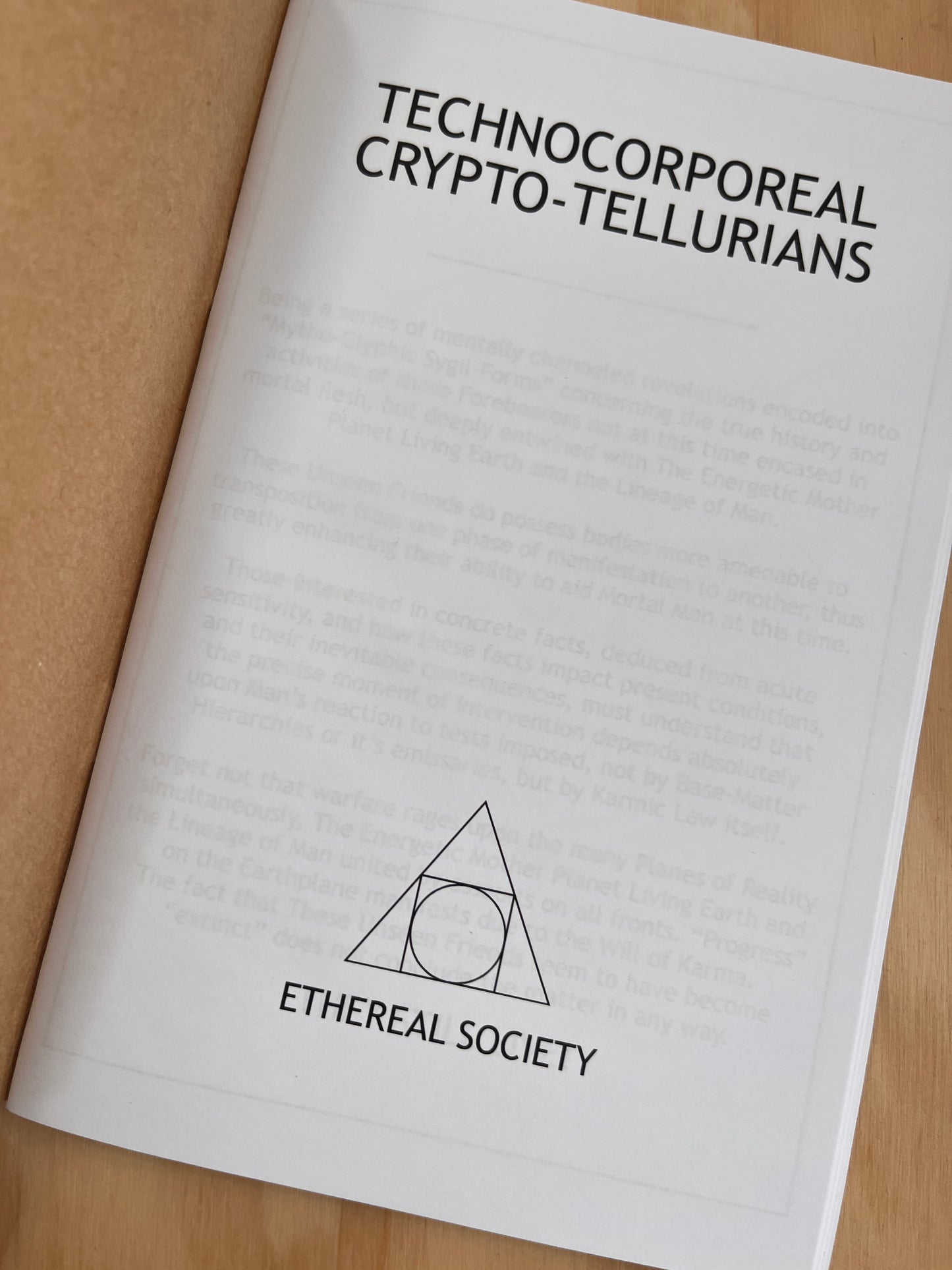 Technocorporeal Crypto-Tellurians