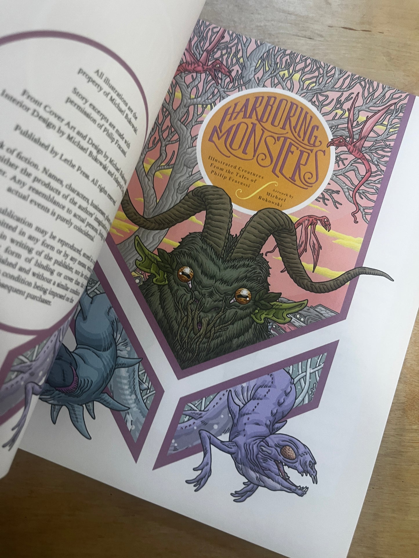 Harboring Monsters: Illustrated Creatures from the Tales of Philip Fracassi