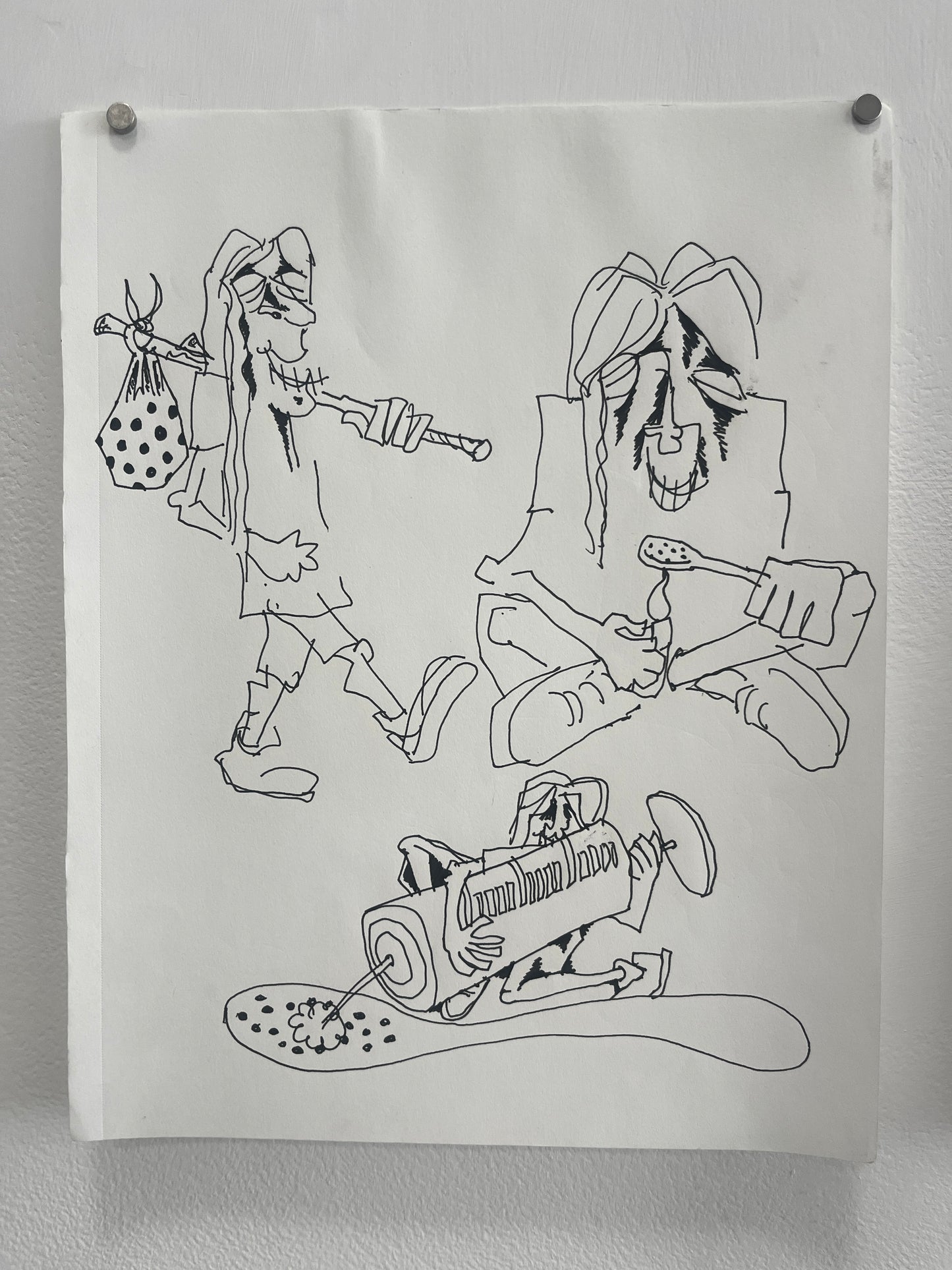 Nick Bunch Original Pages from "The Resurrection of Low Down Coyote"
