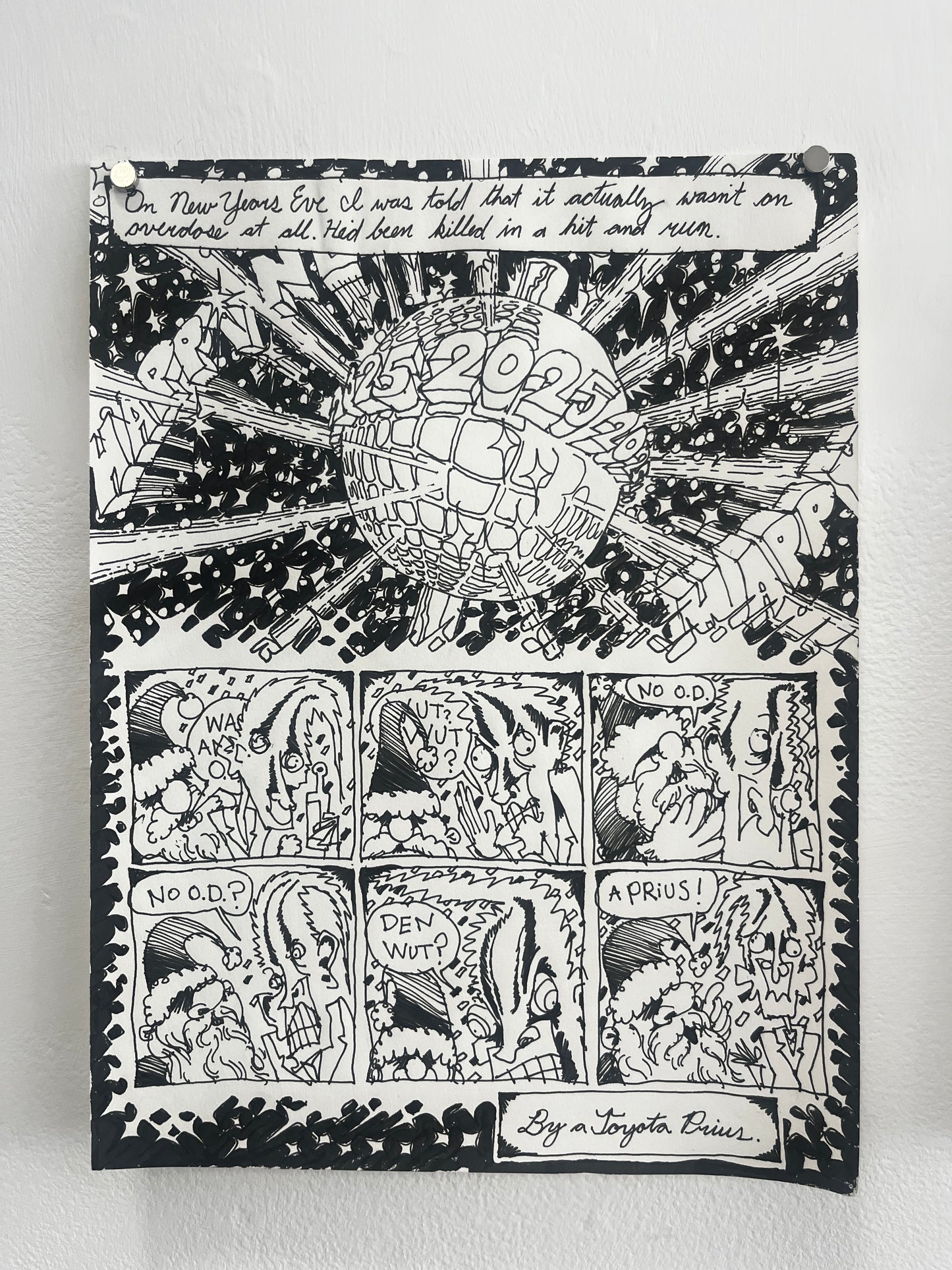 Nick Bunch Original Pages from "The Resurrection of Low Down Coyote"