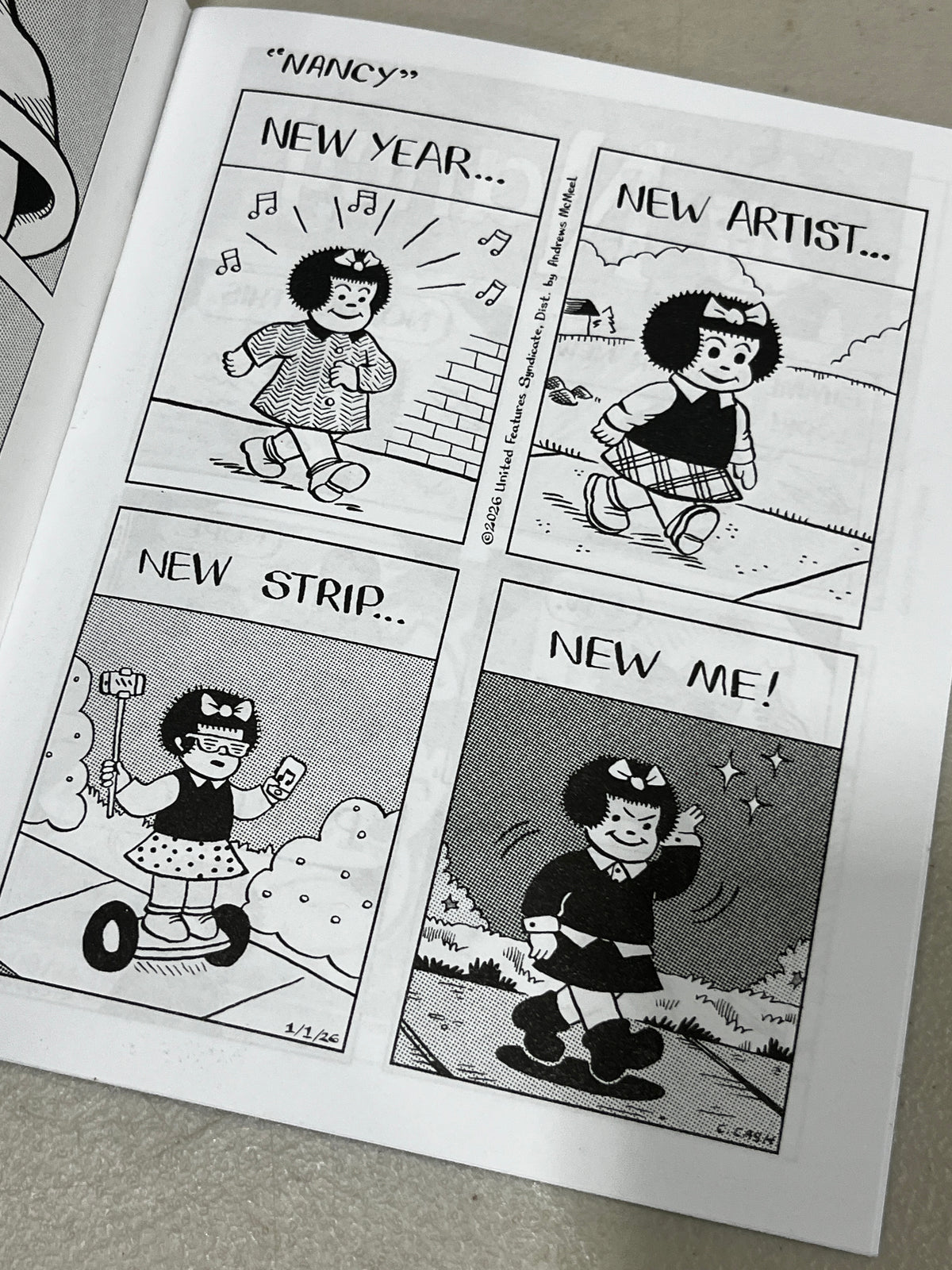 Nancy: Yes this is Official (Caroline Cash)