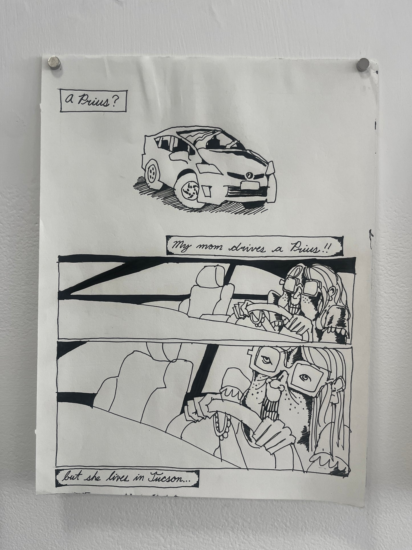 Nick Bunch Original Pages from "The Resurrection of Low Down Coyote"