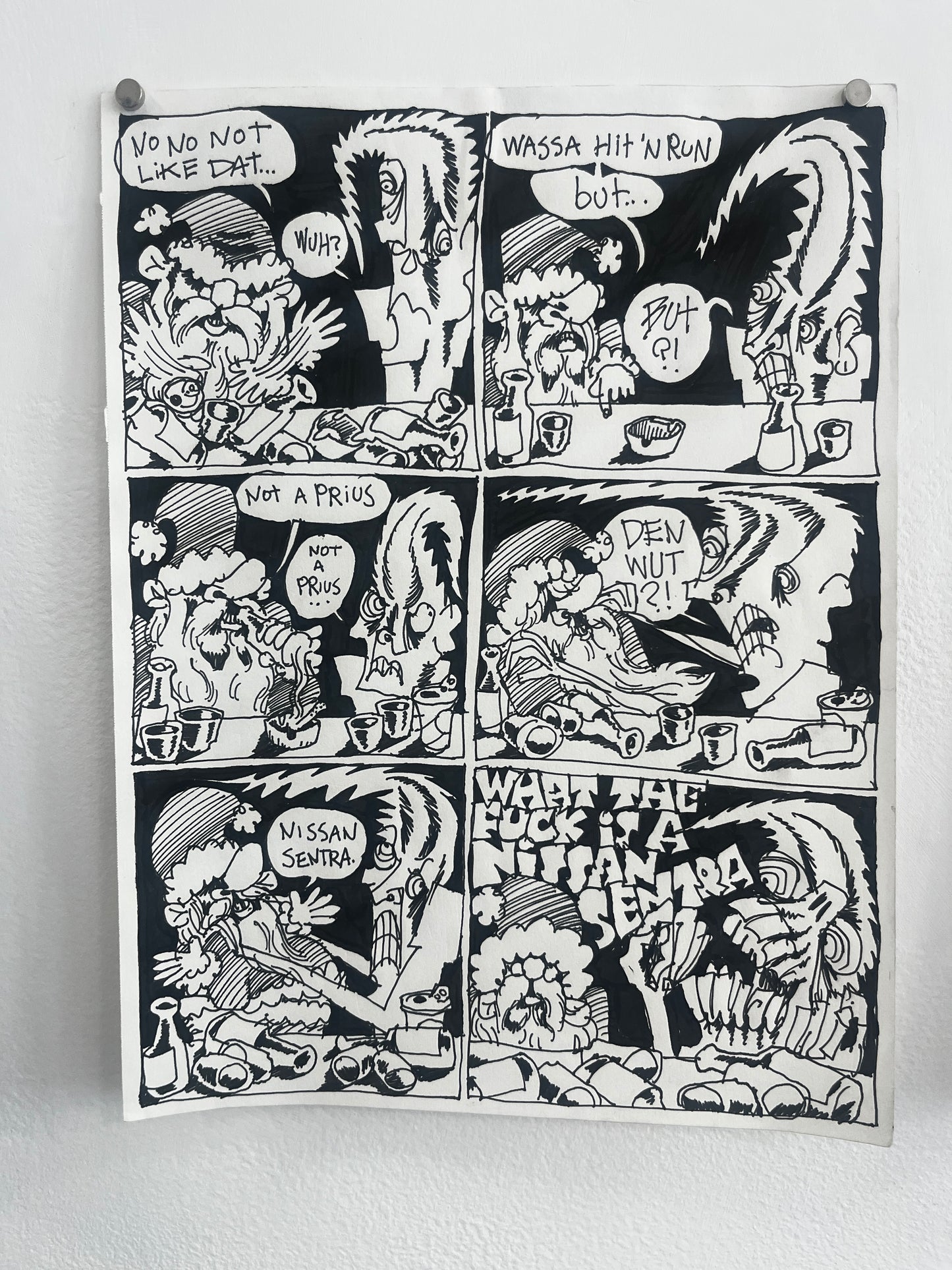 Nick Bunch Original Pages from "The Resurrection of Low Down Coyote"
