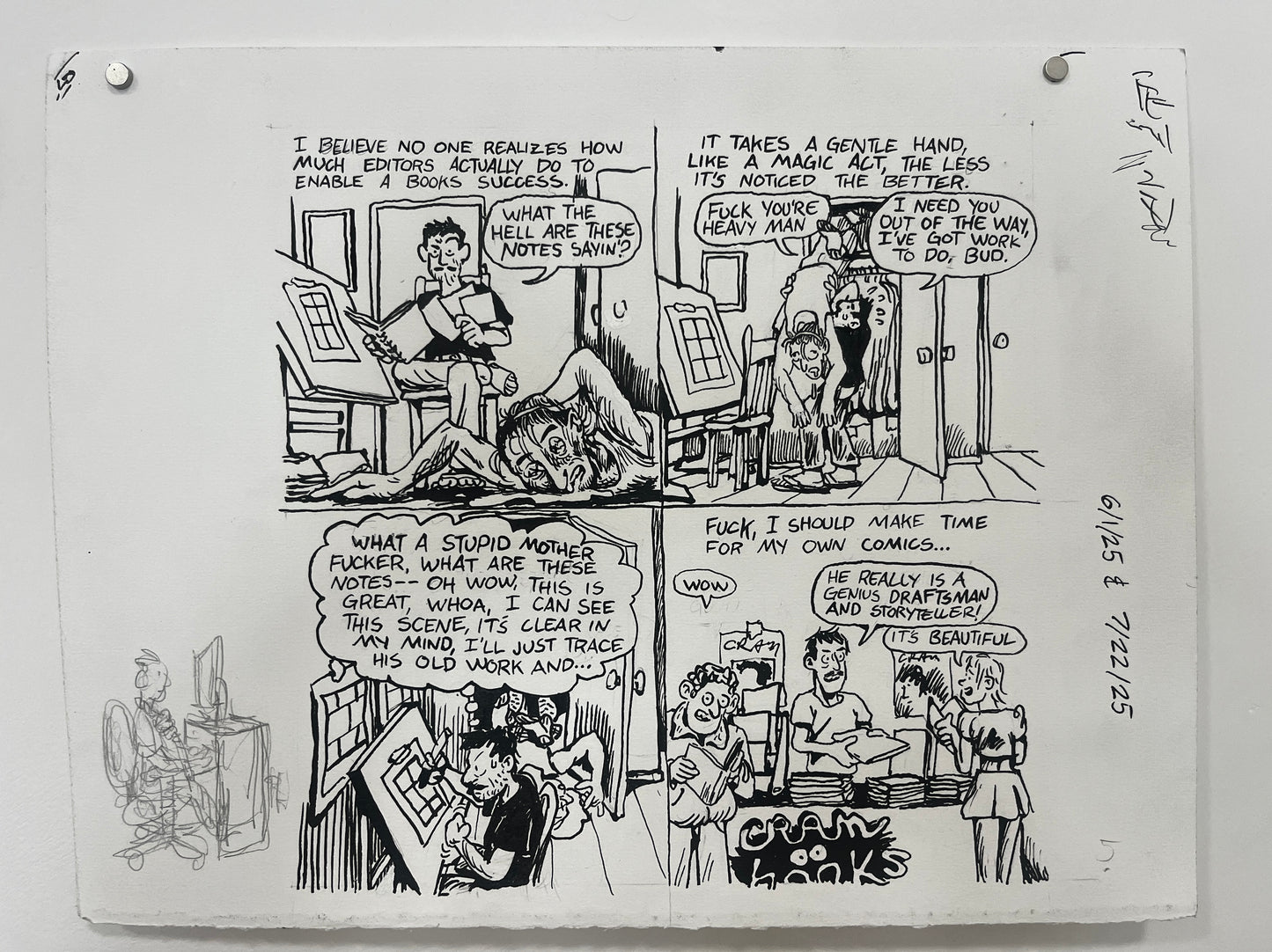 Andrew Alexander Original Pages from Caught Lookin' #1