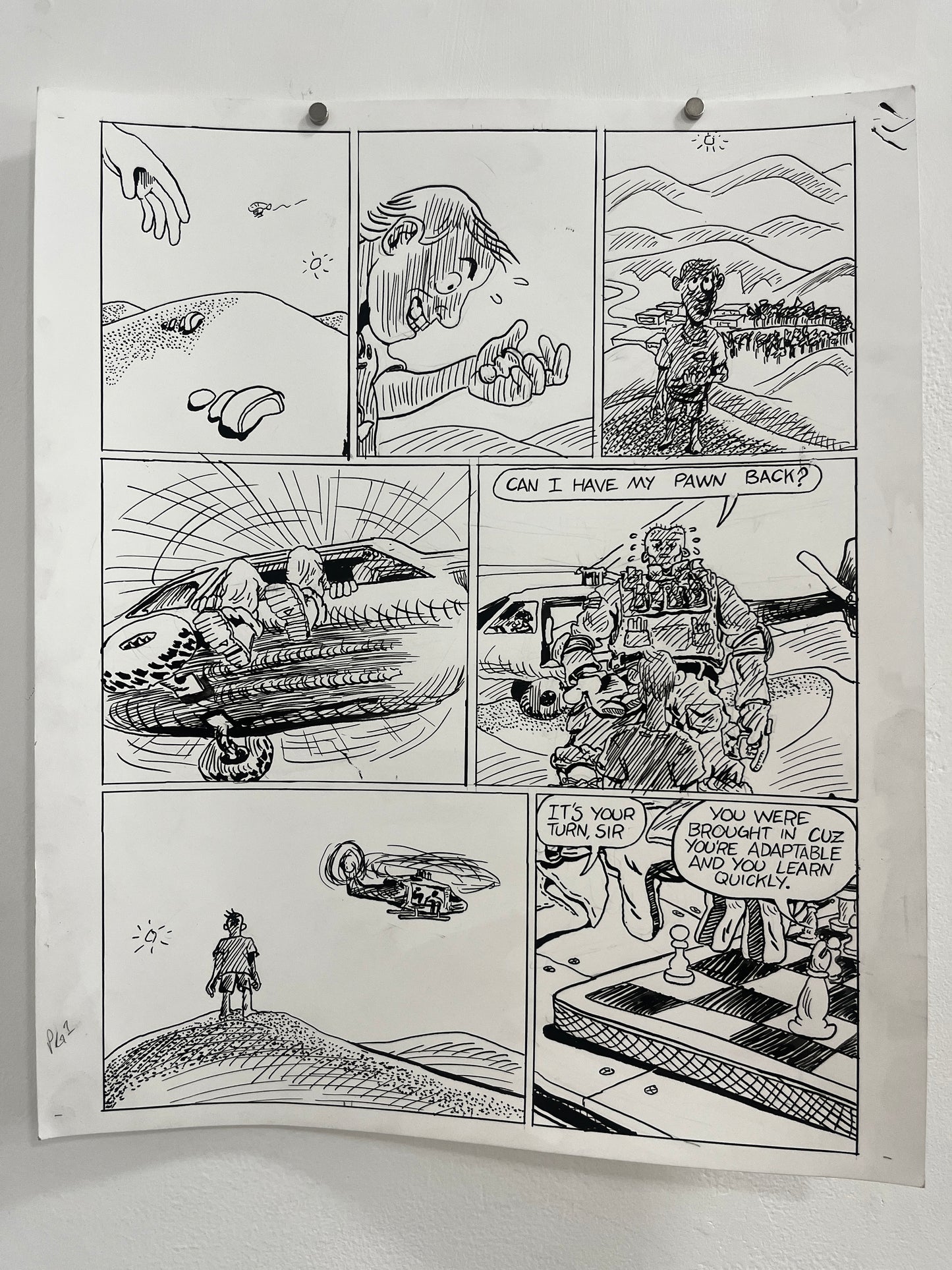 Andrew Alexander Original Pages from Caught Lookin' #1
