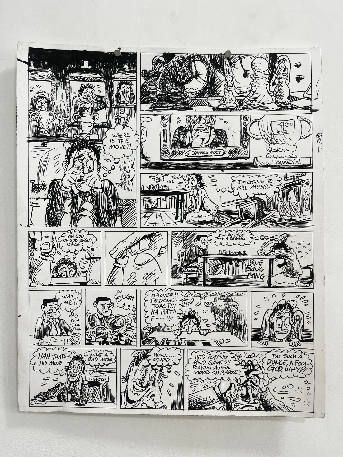 Andrew Alexander Original Pages from Caught Lookin' #1