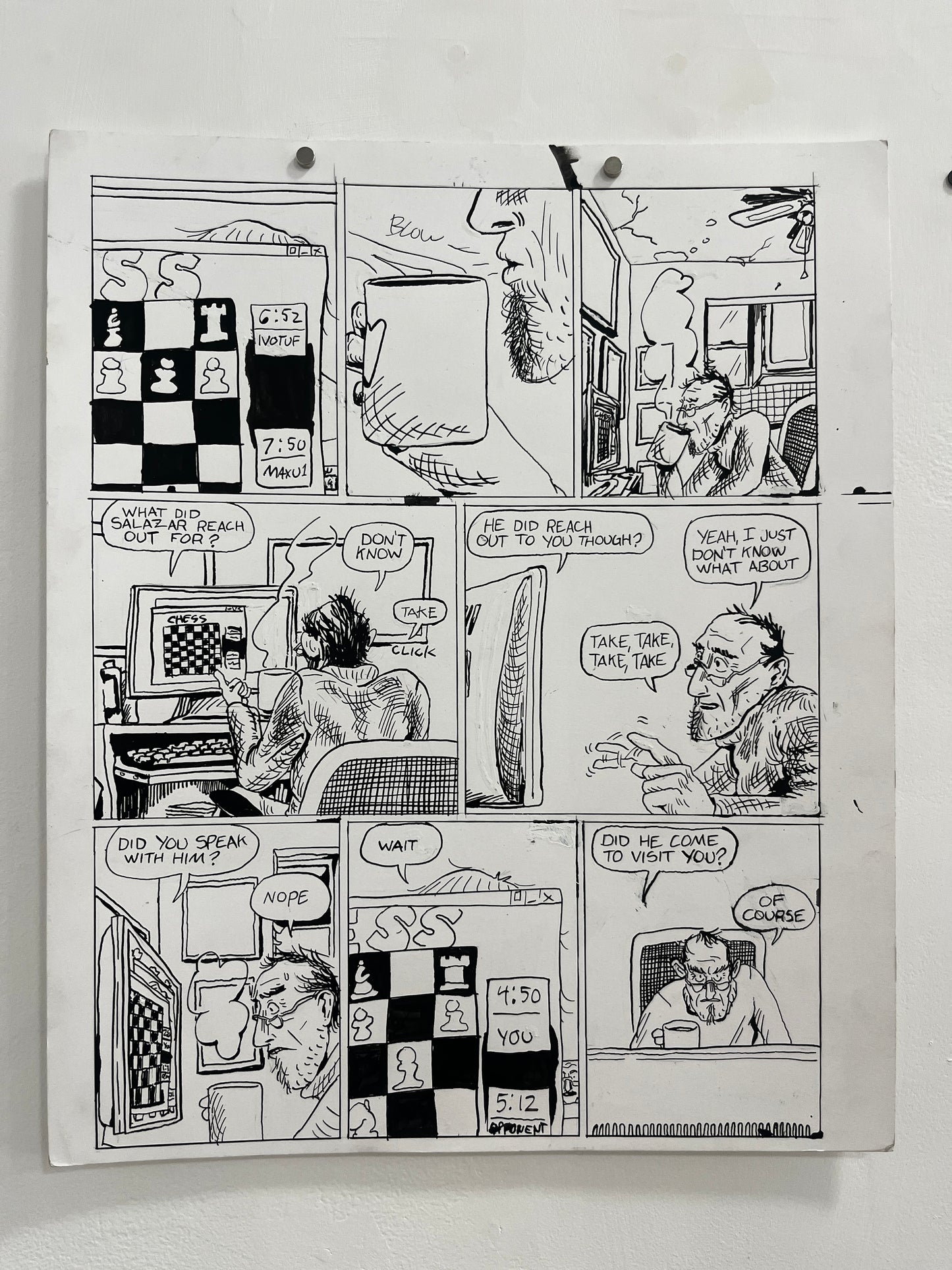Andrew Alexander Original Pages from Caught Lookin' #1