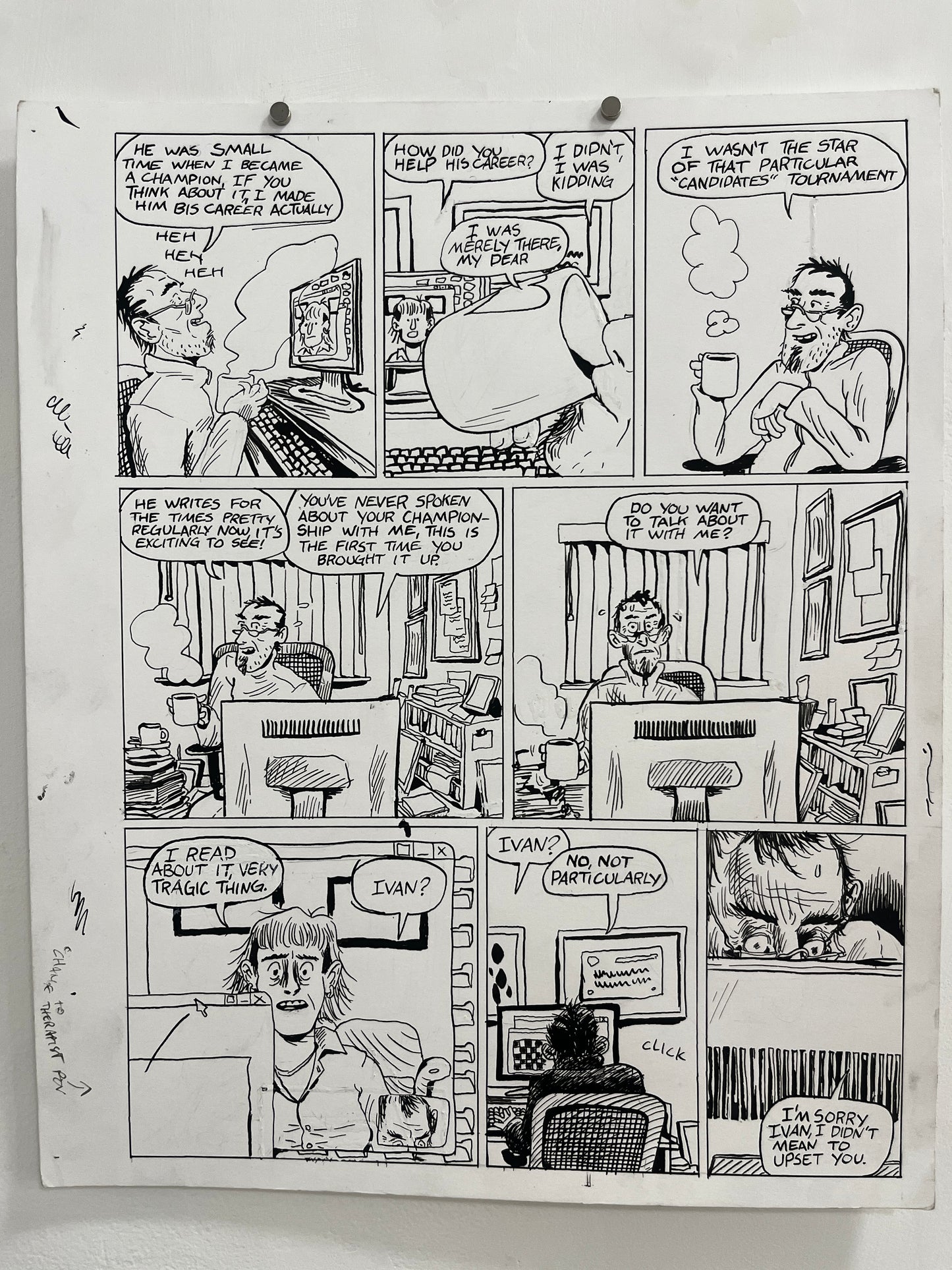 Andrew Alexander Original Pages from Caught Lookin' #1