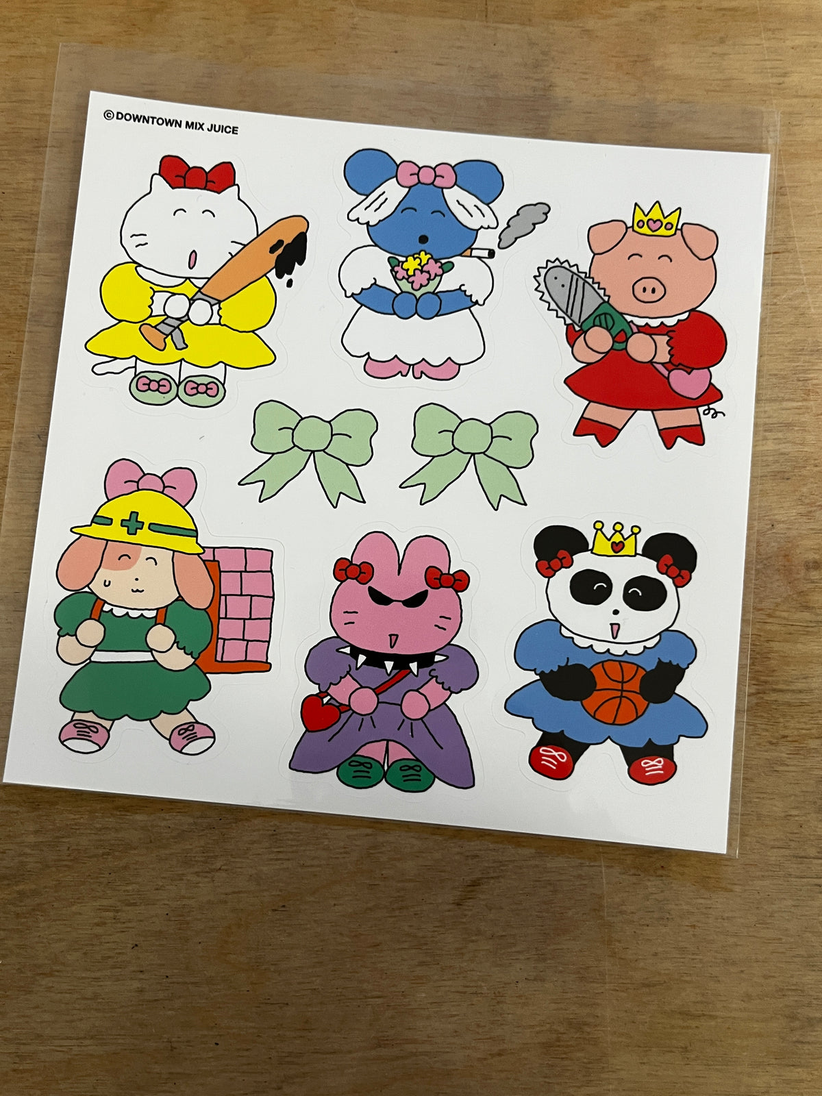 Downtown Mix Juice Stickers
