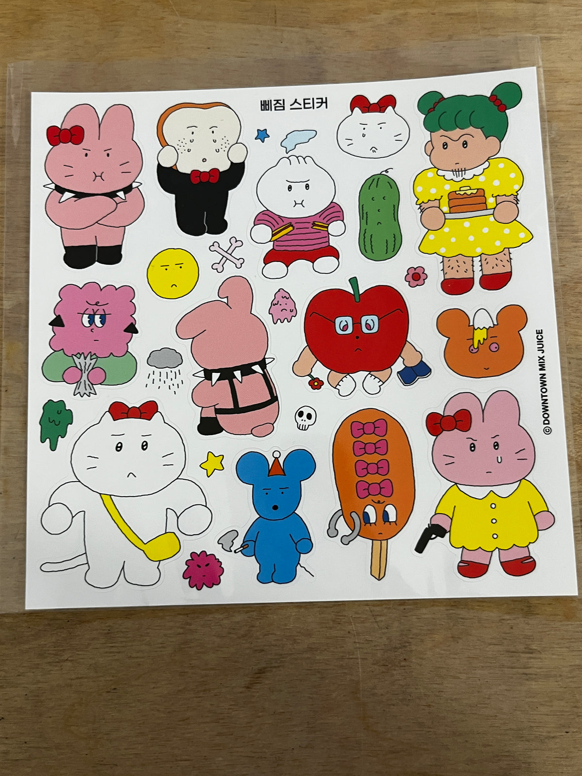 Downtown Mix Juice Stickers