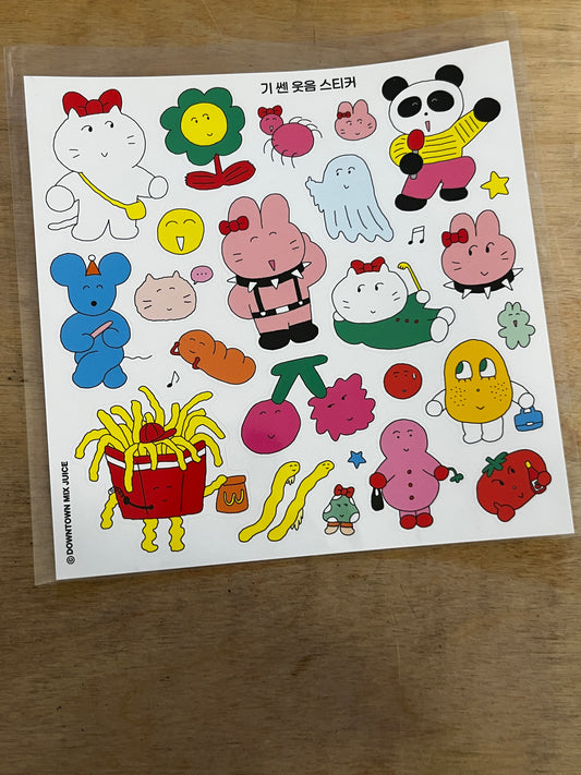 Downtown Mix Juice Stickers