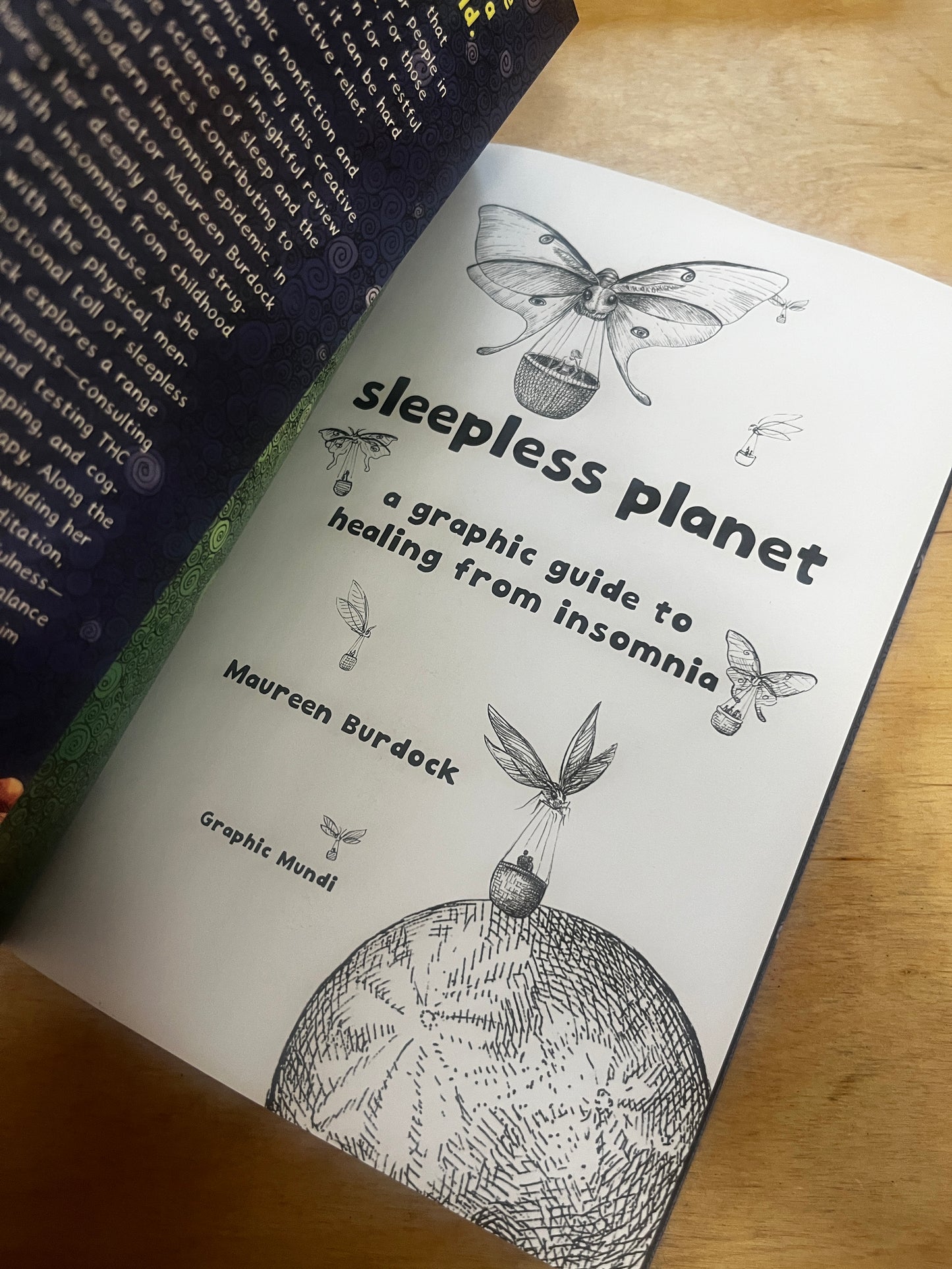 Sleepless Planet:  A Graphic Guide to Healing from Insomnia