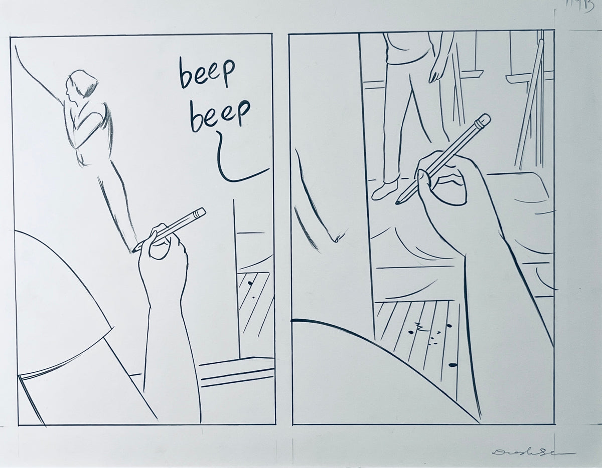 DASH SHAW ORIGINAL PAGES FROM LIKE SWIMMERS et. al