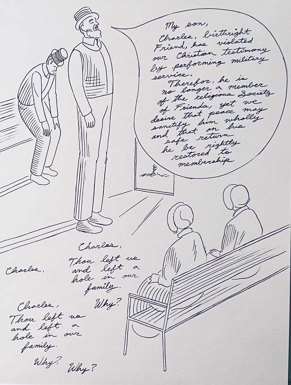 DASH SHAW ORIGINAL PAGES FROM LIKE SWIMMERS et. al
