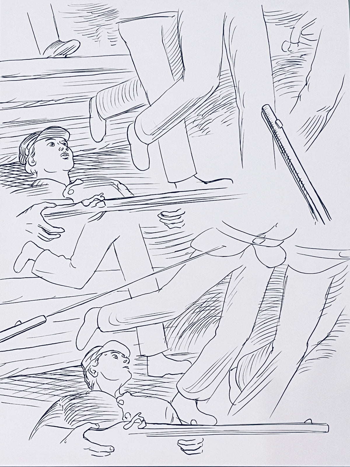 DASH SHAW ORIGINAL PAGES FROM LIKE SWIMMERS et. al