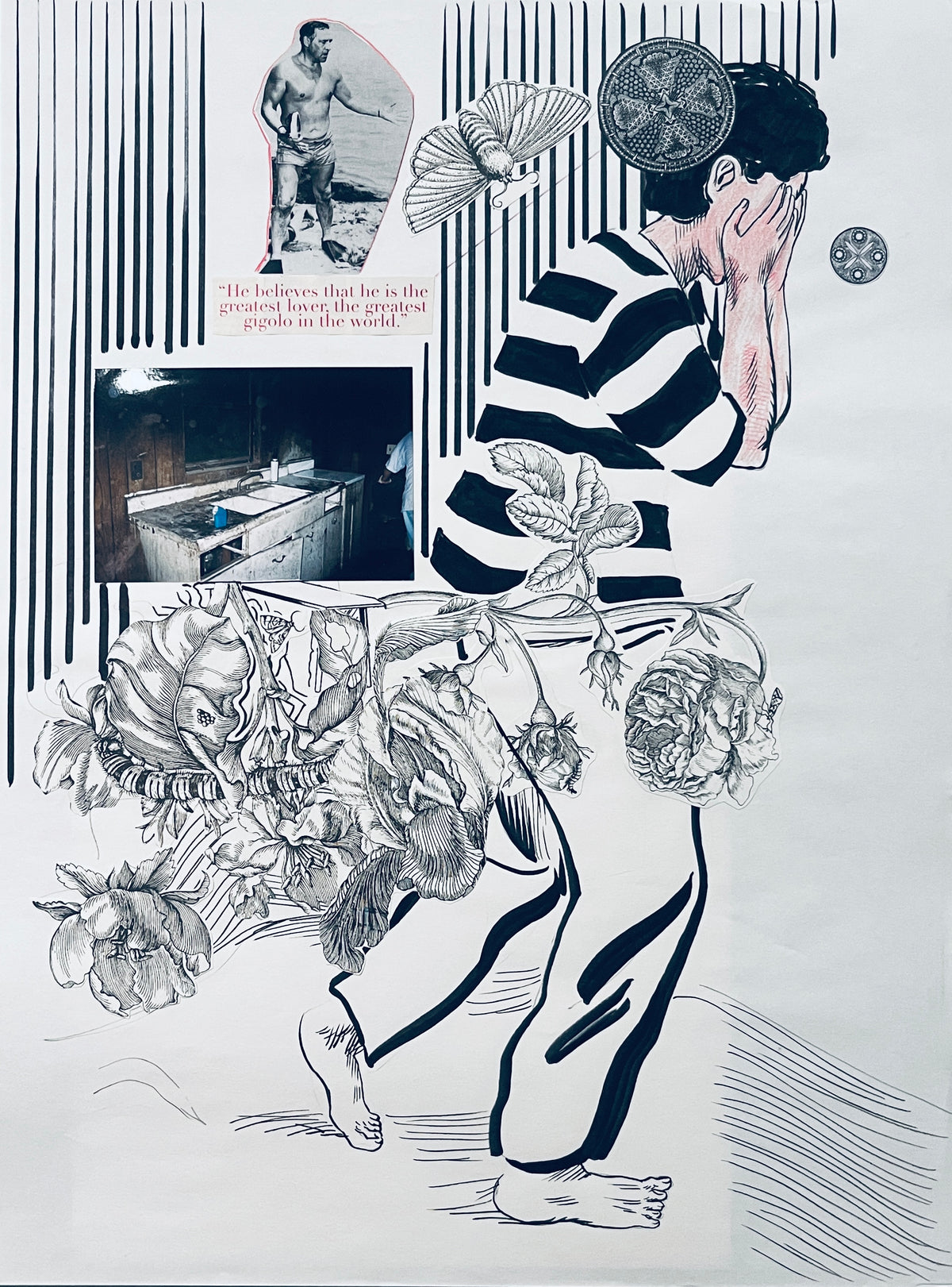 DASH SHAW ORIGINAL PAGES FROM LIKE SWIMMERS et. al