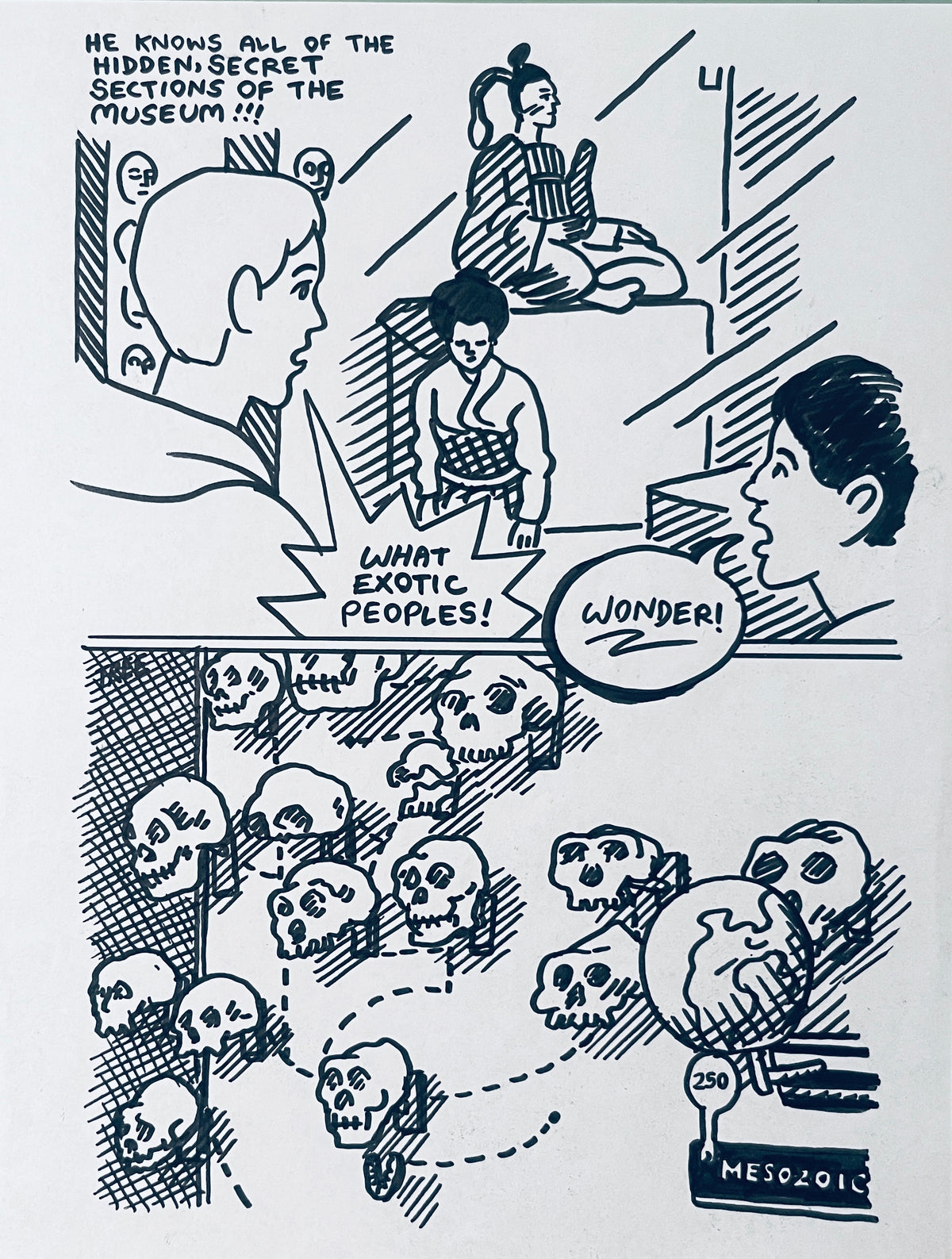 DASH SHAW ORIGINAL PAGES FROM LIKE SWIMMERS et. al