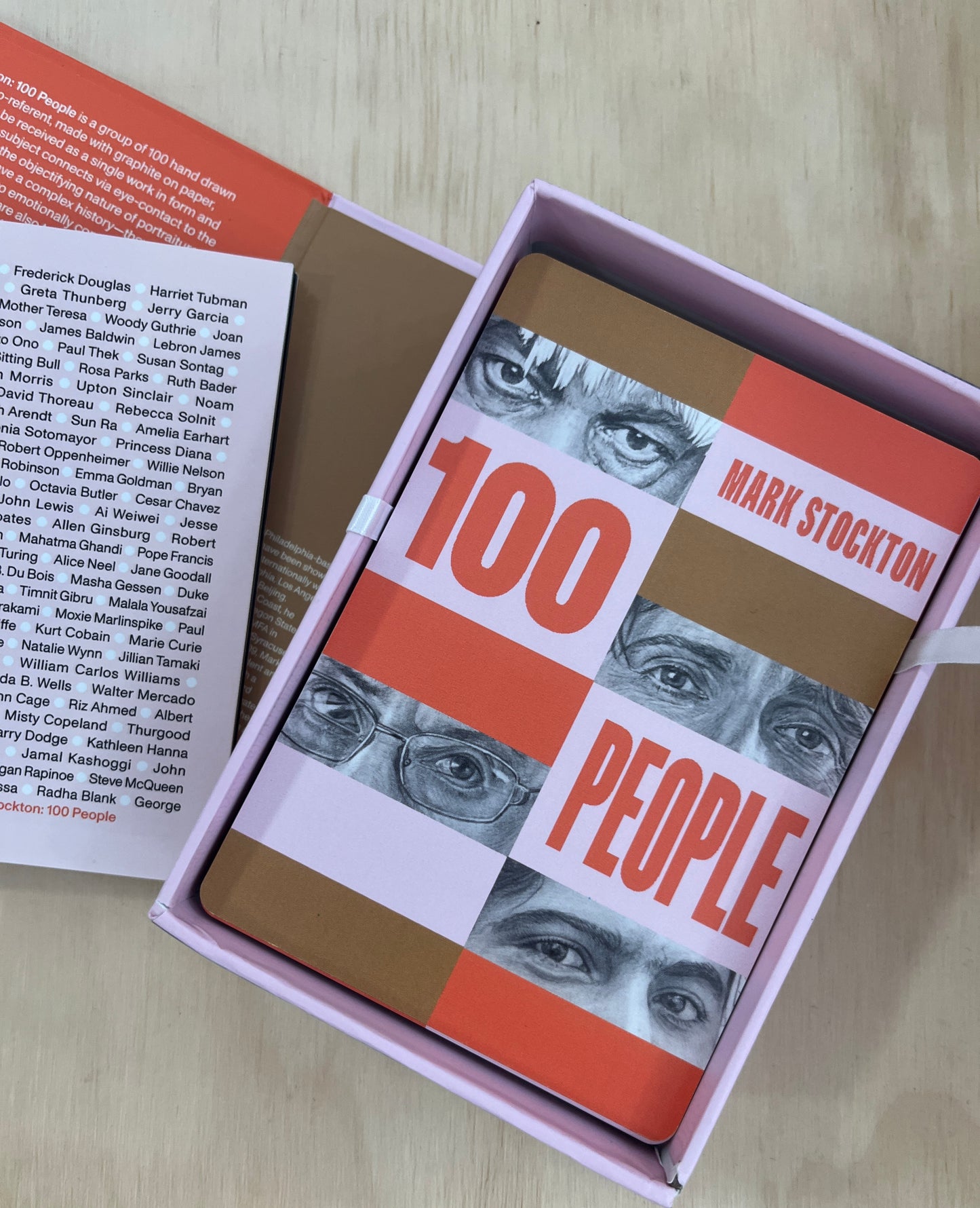 Mark Stockton: 100 People, Exhibition Catalog Card Set