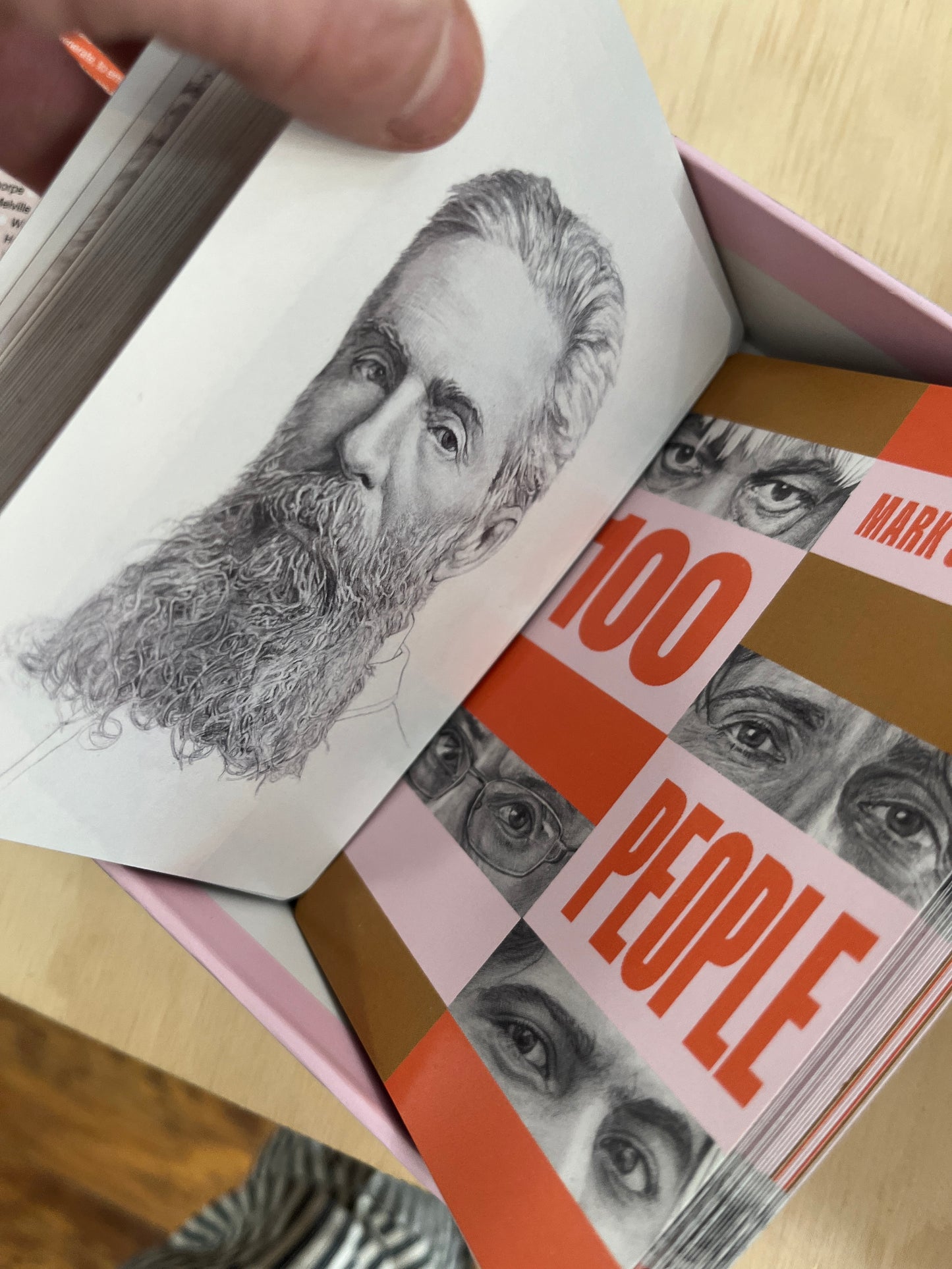 Mark Stockton: 100 People, Exhibition Catalog Card Set