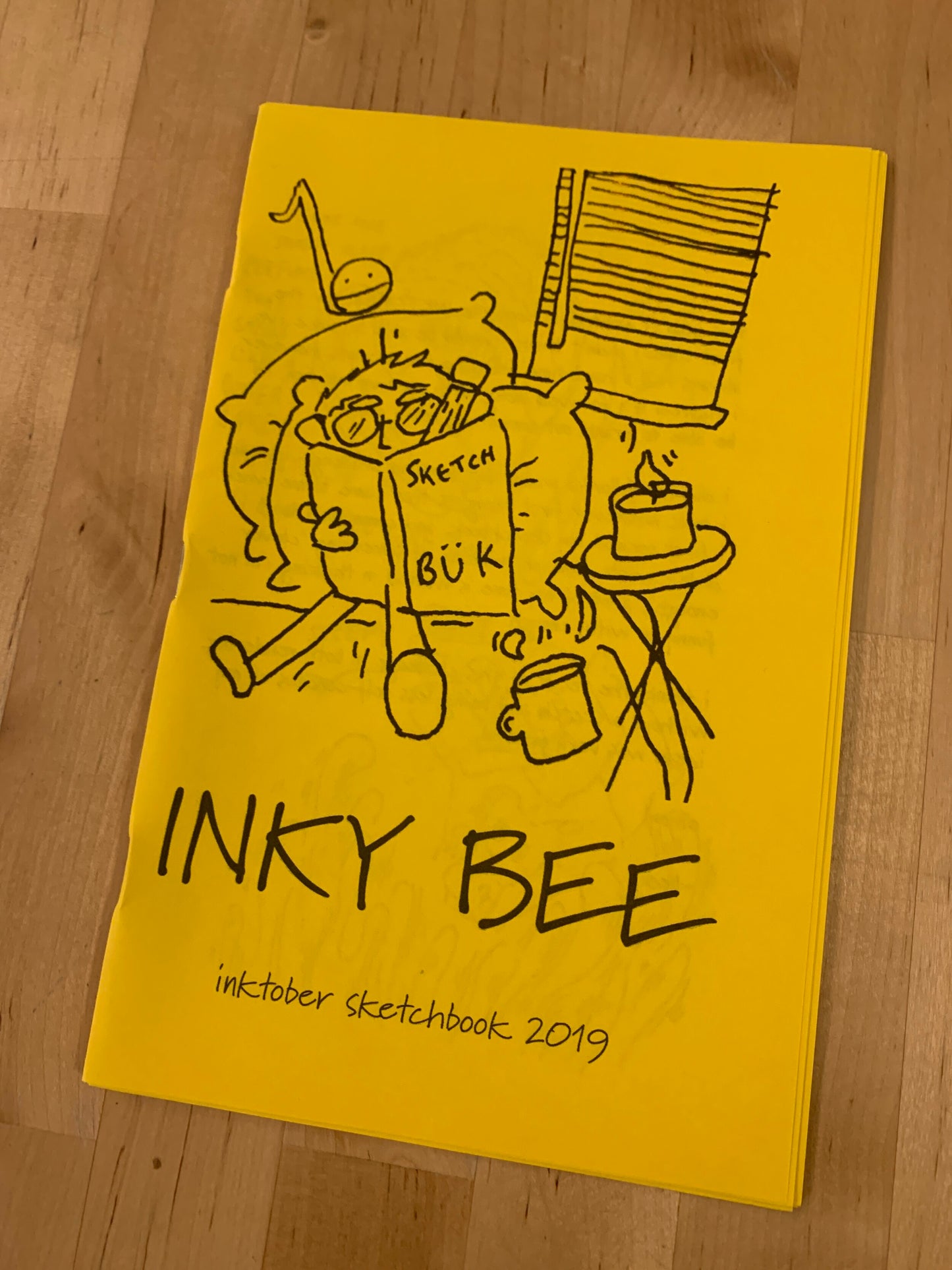 Inky Bee Inktober Sketchbook 2019