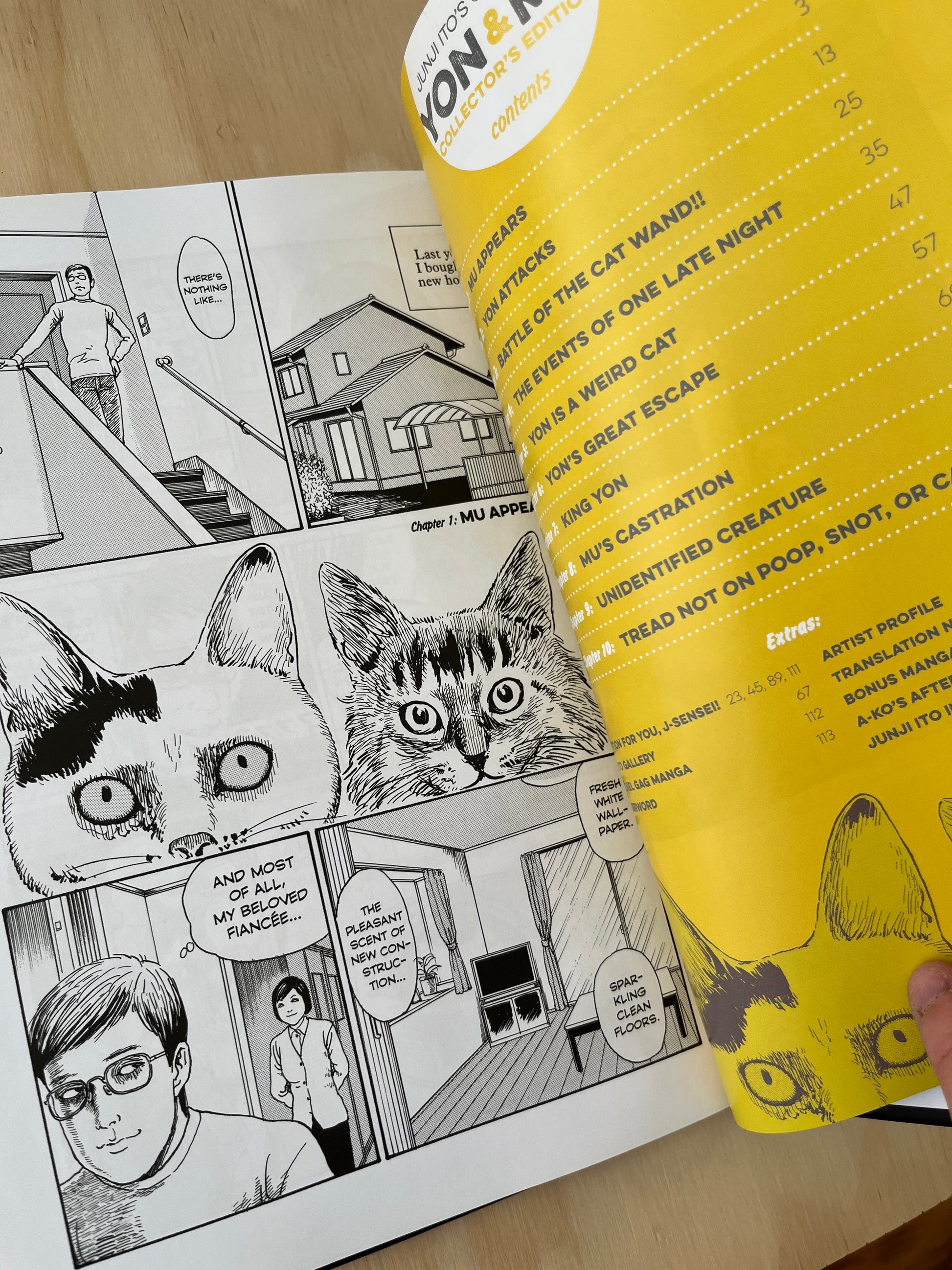 Junji Ito's Cat Diary: Yon & Mu by Junji Ito, Paperback