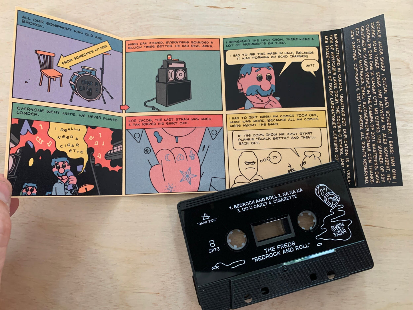The Freds “Bedrock and Roll” (SPT3 – Cassette)